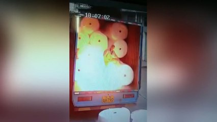Static electricity causes massive fireballs in China
