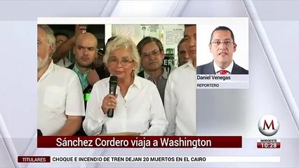 Olga Sanchez Cordero viaja a Washington