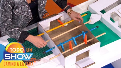 Todo Un Show | ¡Te enseñamos a hacer un mini futbolito casero para tus hijos!