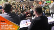 Plusieurs centaines d'élèves débattent sur le climat avec des politiques  à Namur
