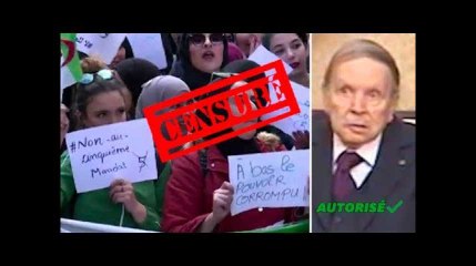Manifs en Algérie : le JT officiel en parle enfin mais... d&#39;une drôle de façon!