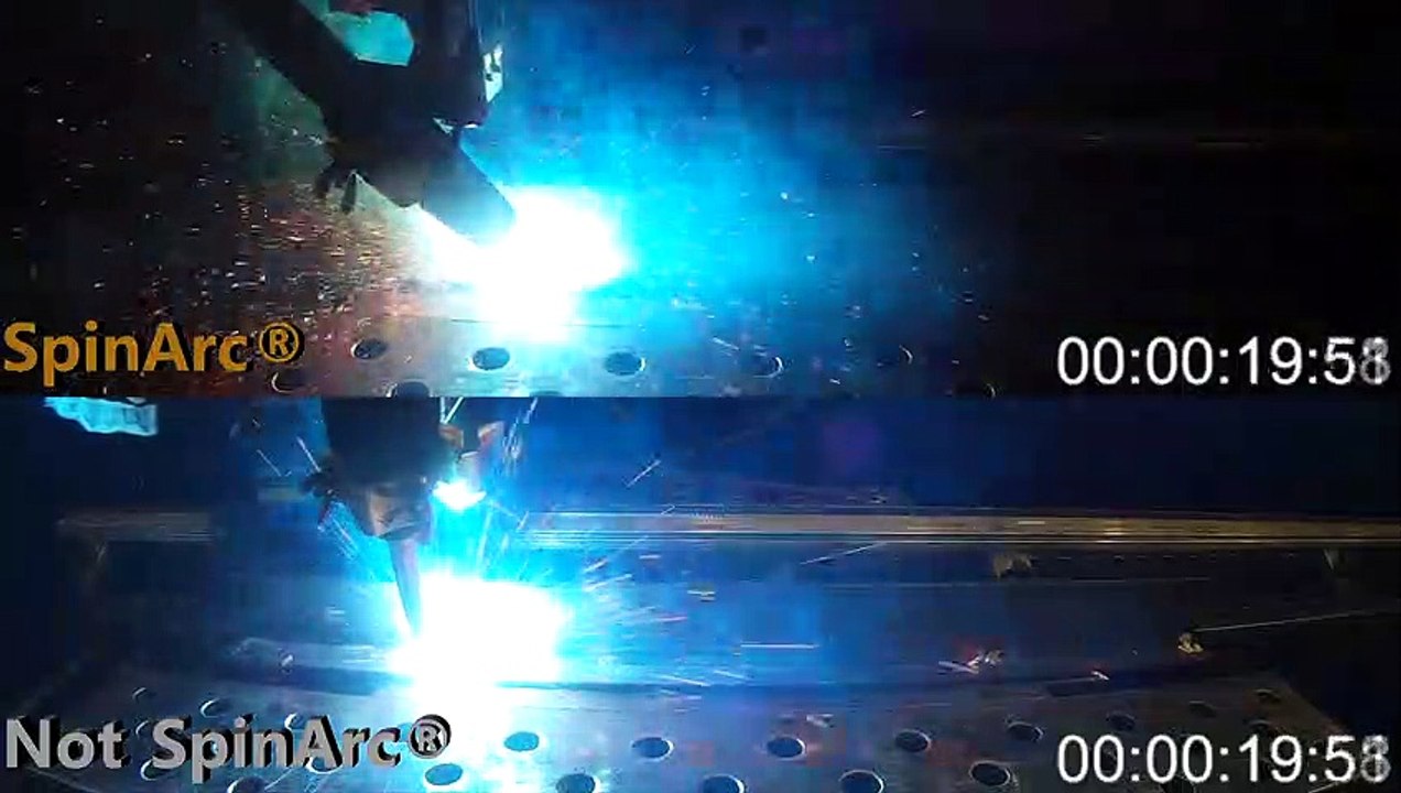 SpinArc vs Non-SpinArc: Faster Fillet Welds
