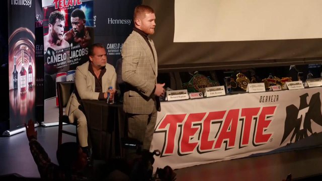 Canelo Jacobs Face Off