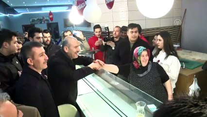 İçişleri Bakanı Soylu, Siteler esnafıyla bir araya geldi - ANKARA
