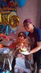 Dog Blows Out Birthday Candle on Cake