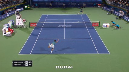 Federer edges Verdasco as bid for 100th title continues