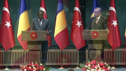 Çad Cumhurbaşkanı Itno: 'Teröristlerle mücadelemizin ortak bir mücadele olması gerektiğini düşünüyorum' - ANKARA