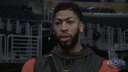 Pelicans at Lakers shootaround: Anthony Davis 02-27-19