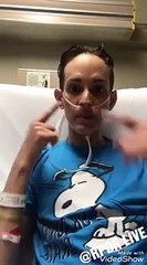 Cynthia Lee Fontaine explains why she's at the hospital and answers questions