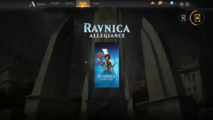 Opening a Ravnica Allegiance pack