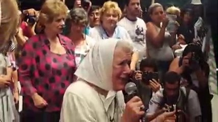 Nora Cortiñas 30.000 detenidos desaparecidos”Presentes”