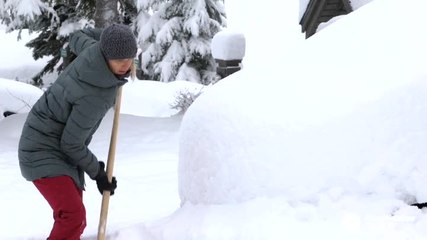 Unusual hacks to make snow shoveling easier
