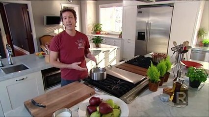 Poaching pears