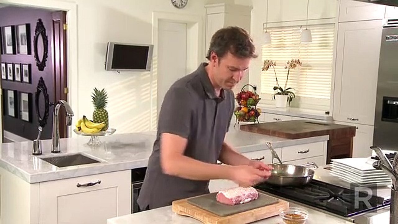 Cuisson du porc au four