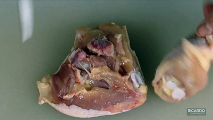 Technique pour découper un poulet