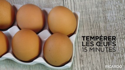 Technique de cuisson d'un oeuf dur