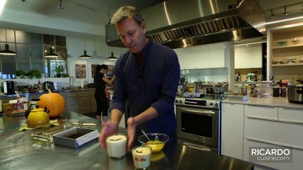 Pumpkin-Swirled Cheesecake Squares