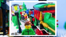 LEGO City Christmas Train Fail STOP MOTION LEGO Christmas Bad Luck | LEGO City | By Billy Bricks