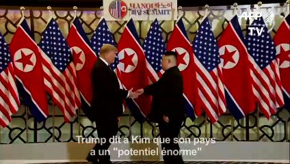 Trump prédit du "progrès" lors de son sommet avec Kim