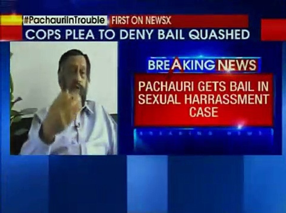 Pachauri gets bail in sexual harrassment case