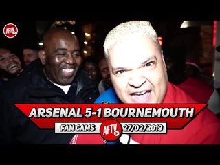 Arsenal 5-1 Bournemouth | We're Gonna Beat Tottenham! They're Bottle Jobs!! (Heavy D)