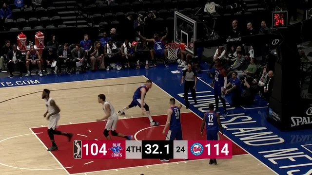 Norvel Pelle Posts 24 points & 13 rebounds vs. Long Island Nets