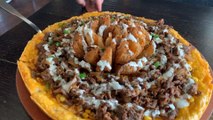 Koreatown Pizza Co. Serves Massive BBQ Pizzas Topped With An Entire Bloomin' Onion