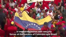 Government supporters demonstrate in pro-Maduro rally in Caracas