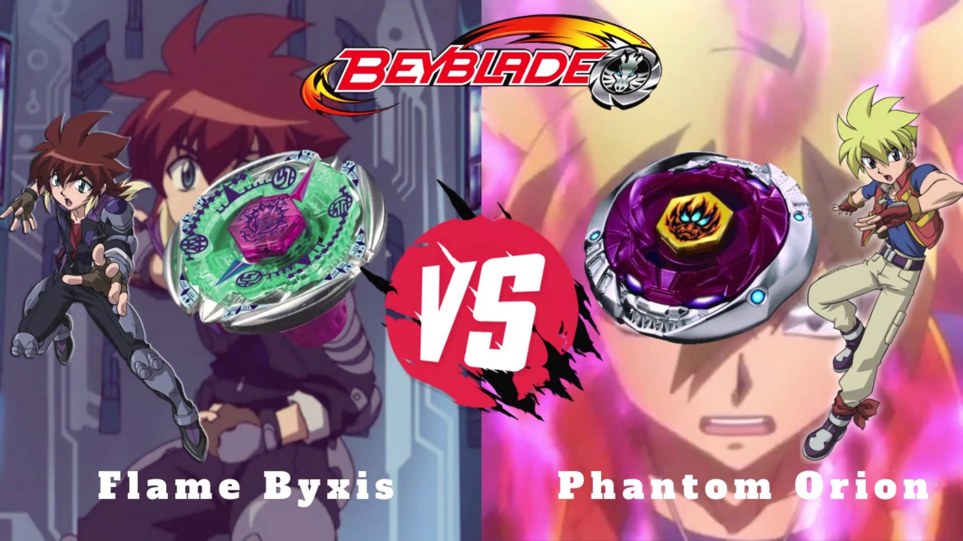 Phantom Orion vs Flame Byxis - Beyblade Metal - BEST OF 3 ベイブレード - video Dailymotion