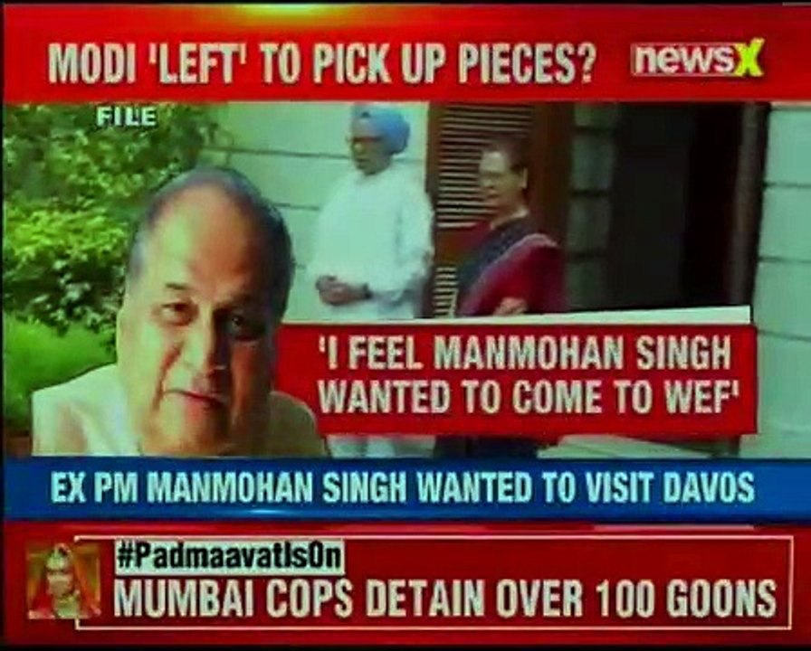 WEF meet 2018_ 'Left vetoed Manmohan Singh at W...