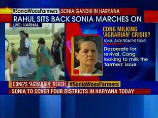 Congress President Sonia Gandhi seeks compensation for farmers hit by unseasonal