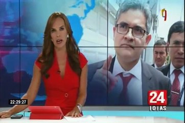 Fiscal Domingo Pérez declaró por caso de ingreso ilegal a oficinas lacradas