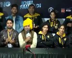 PWL 3 Day 14_ Punjab Royal team briefing the Media after marking victory against