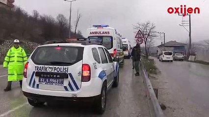 akçakoca yolu kaza...