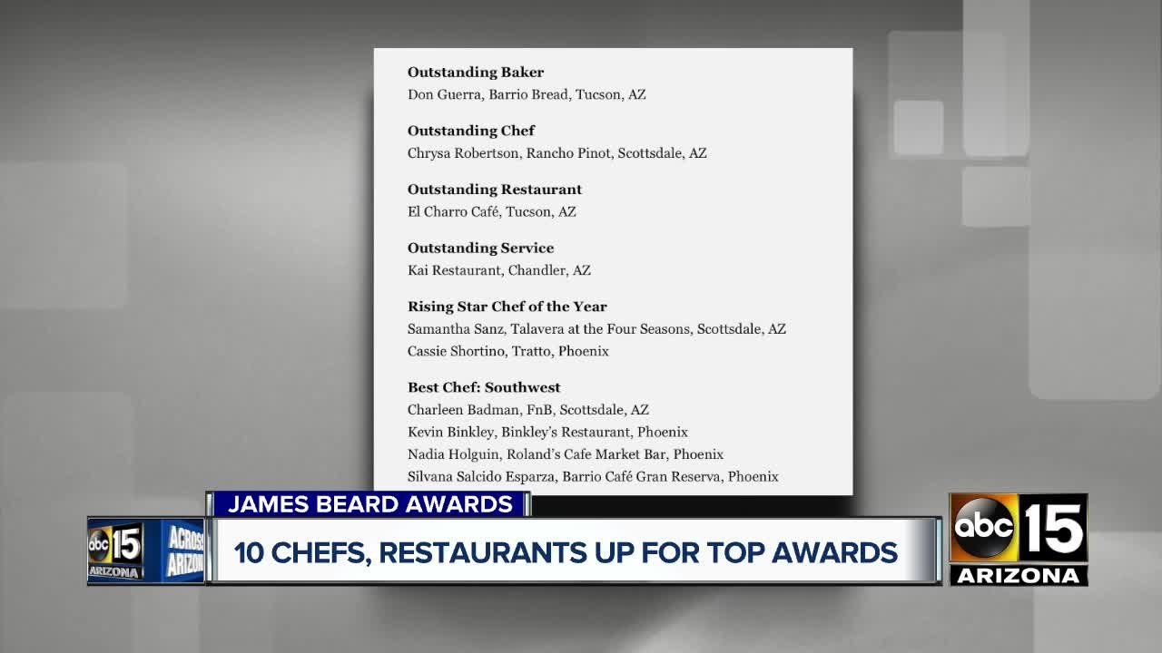 Arizona's 2019 James Beard Awards semifinalists