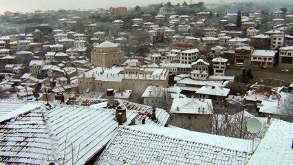 Safranbolu konakları beyaza büründü - KARABÜK