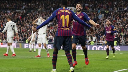 FC Barcelona vence clássico com o Real Madrid por 3-0
