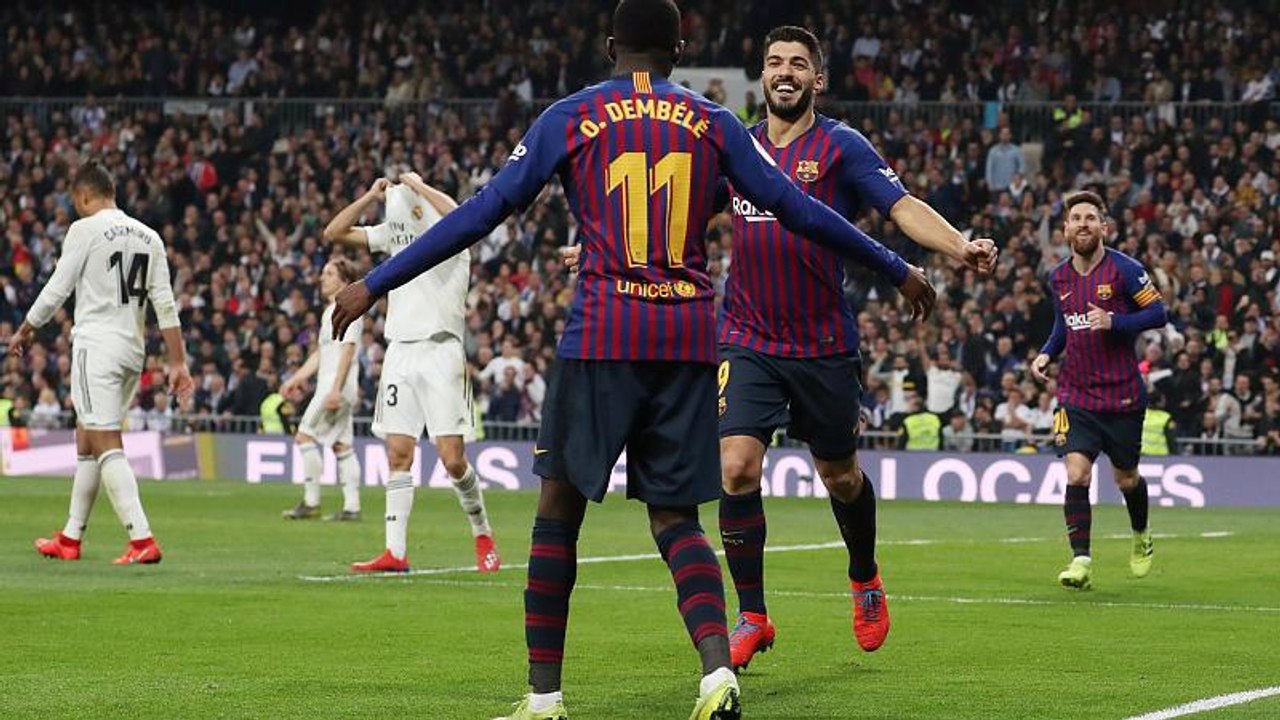FC Barcelona vence clássico com o Real Madrid por 3-0