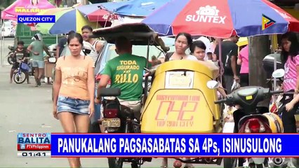 Panukalang pagsasabatas sa 4Ps, isinusulong