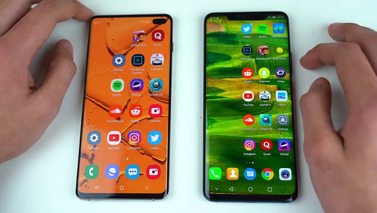 Samsung Galaxy S10 Plus vs Huawei Mate 20 Pro - Speed Test!_HIGH - video  Dailymotion