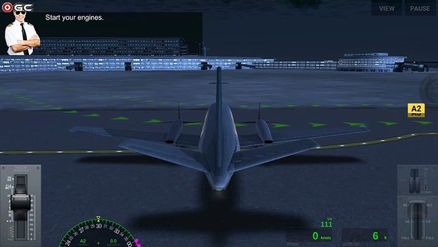 Airline Commander - A Real Flight Experience Night Fligt Simulator Android Gameplay FHD #2