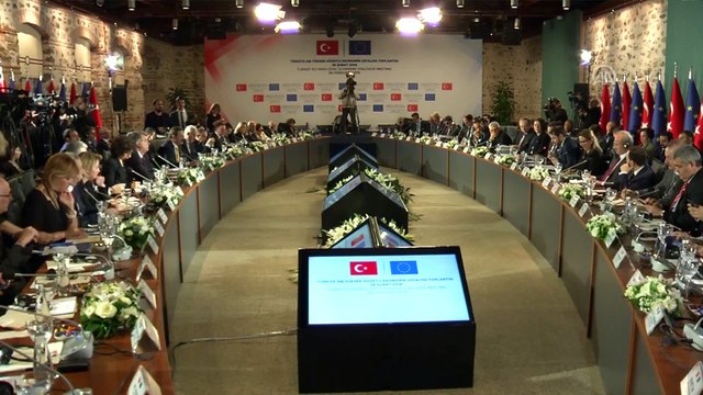 Türkiye - AB Yüksek Düzeyli Ekonomik Diyalog Toplantısı - Jyrki Katainen / Berat Albayrak - İSTANBUL