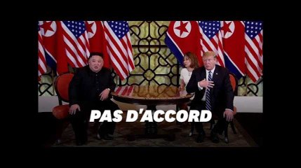 Donald Trump n&#39;est plus "pressé" de trouver un accord avec Kim Jong Un