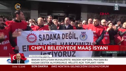 CHP'li belediyeye protesto