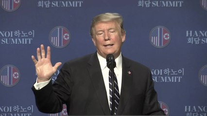 [북미정상회담 현장영상] 트럼프, 합의 실패 배경 설명 / YTN