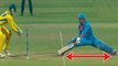 India vs Australia 2nd T20I : Super Flexible MS Dhoni stretches 2.14 m to foil stumping | वनइंडिया