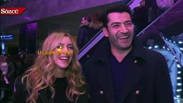 Sinem Kobal ve Kenan imirzalıoğlu, dün akşam objektiflere yansıdı