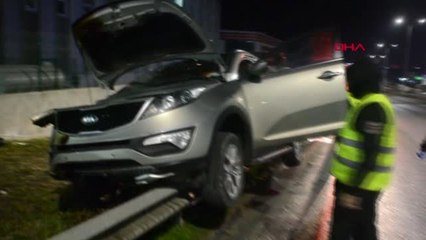 Tekirdağ Kaza Yapan Alkollü Sürücü, Polise Zor Anlar Yaşattı