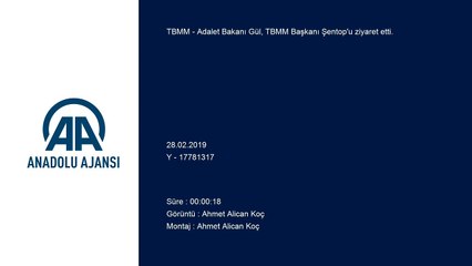 Adalet Bakanı Gül, TBMM Başkanı Şentop'u ziyaret etti - TBMM