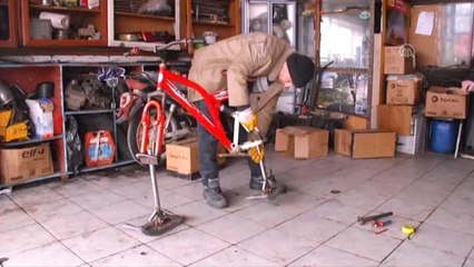 Akdeniz'in Sibiryası"Na Kar Bisikleti Yaptı - Kahramanmaraş